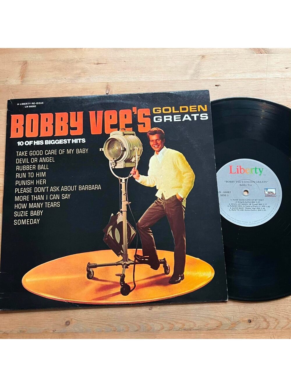 Bobby Vee - Bobby Vee's Golden Greats 33rpm VG+ VR27